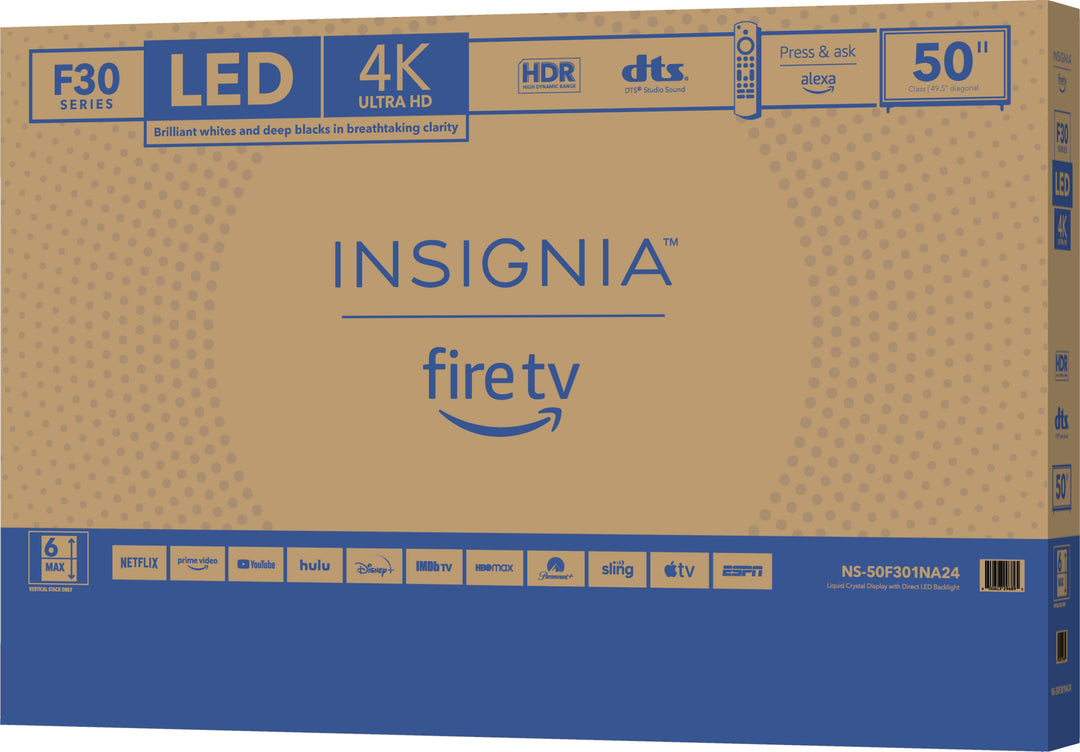 Insignia™ - 50" Class F30 Series LED 4K UHD Smart Fire TV_10