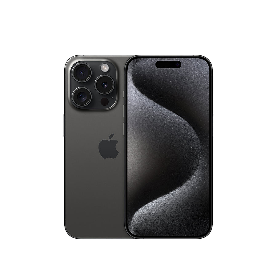 Apple - iPhone 15 Pro 256GB Black Titanium - Black Titanium (Verizon)_0