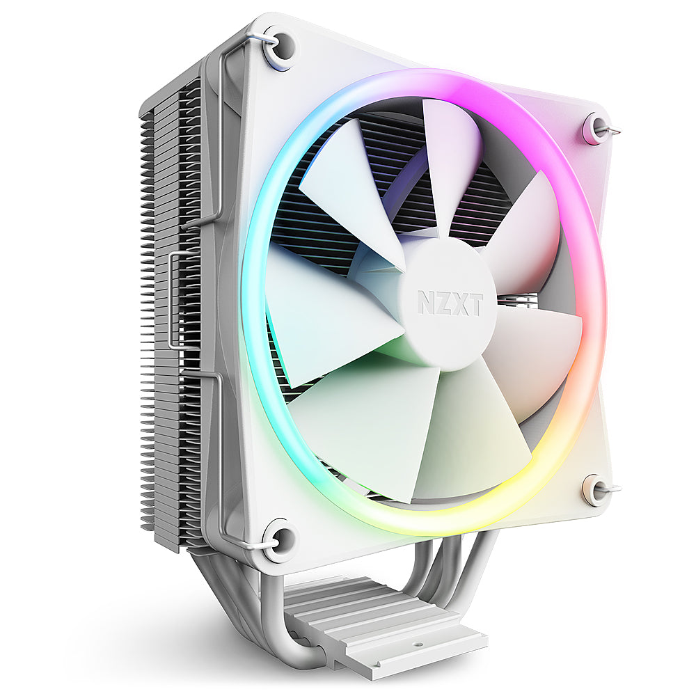 NZXT - T120 CPU Air Cooler with RGB Lighting - White_0