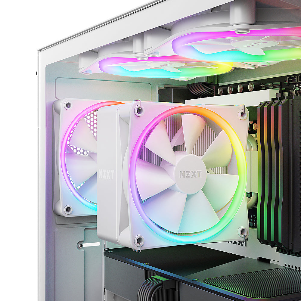 NZXT - T120 CPU Air Cooler with RGB Lighting - White_1