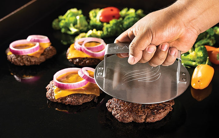 Blackstone - 3-Piece Press and Sear Burger Kit with Press, Burger Spatula and Basting Dome - Silver_6