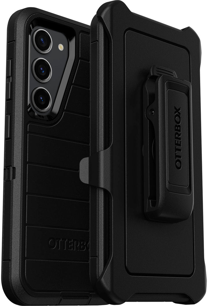OtterBox - Defender Series Pro Hard Shell for Samsung Galaxy S23 - Black_3