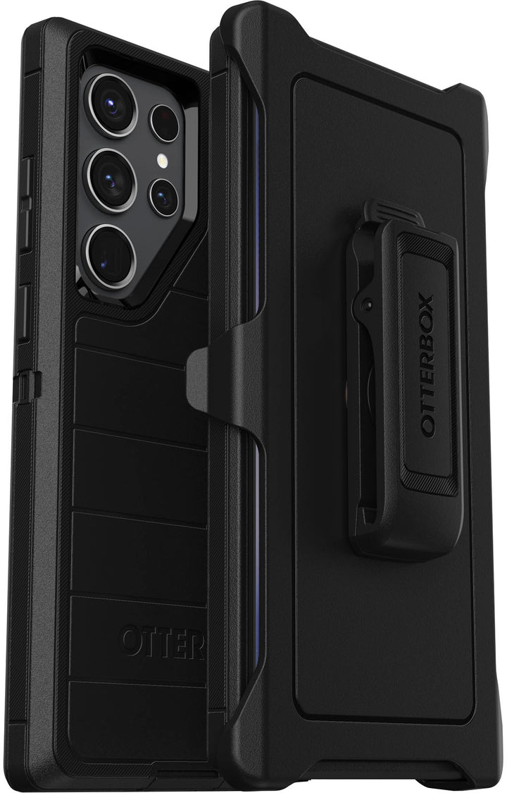 OtterBox - Defender Series Pro Hard Shell for Samsung Galaxy S23 Ultra - Black_3