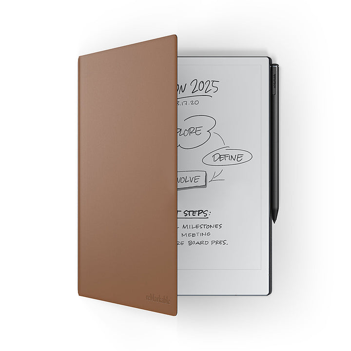 reMarkable 2 - Book Folio for your paper tablet - Premium leather - Brown_1