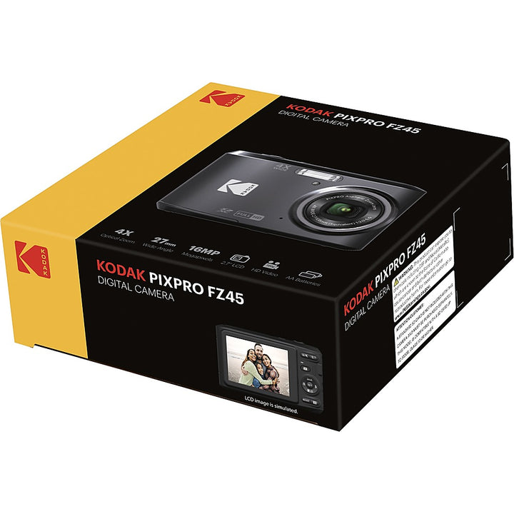 Kodak - PIXPRO FZ45 16.4 Megapixel Digital Camera - Black_6