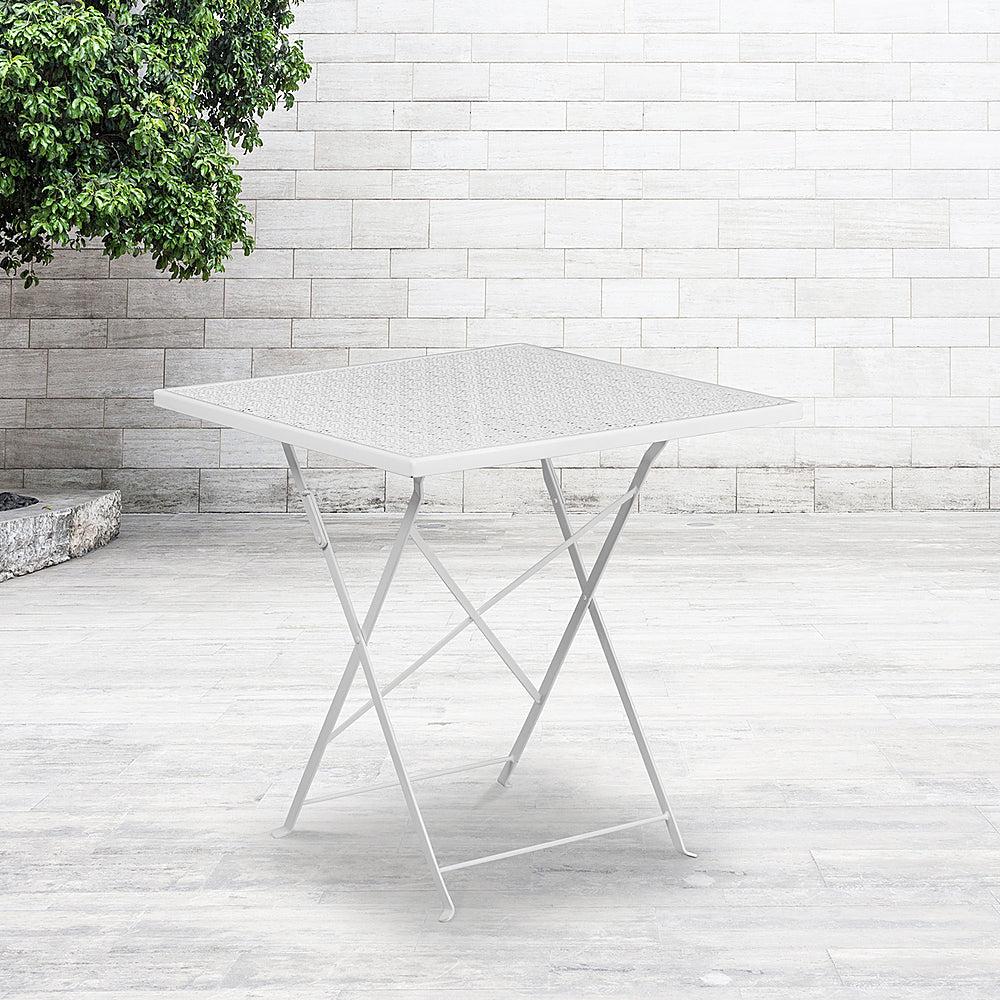 Flash Furniture - Oia Contemporary Patio Table - White_1