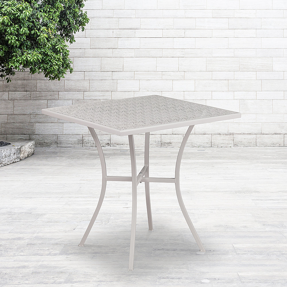 Flash Furniture - Oia Contemporary Patio Table - Light Gray_1