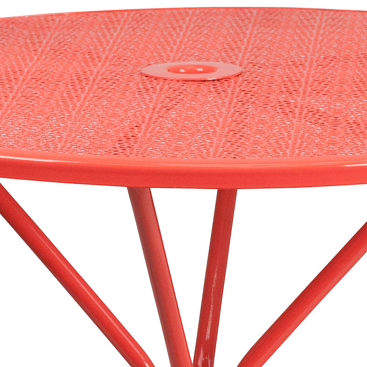 Flash Furniture - Oia Contemporary Patio Table - Coral_2