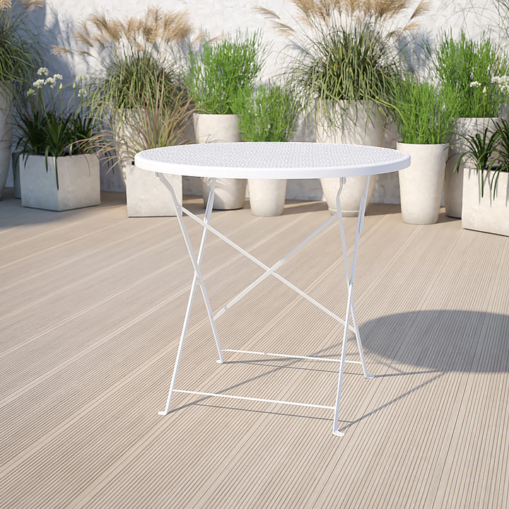 Flash Furniture - Oia Contemporary Patio Table - White_5