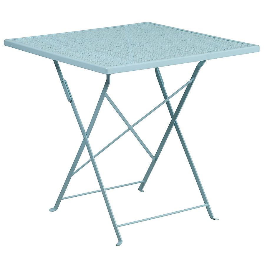 Flash Furniture - Oia Contemporary Patio Table - Sky Blue_0