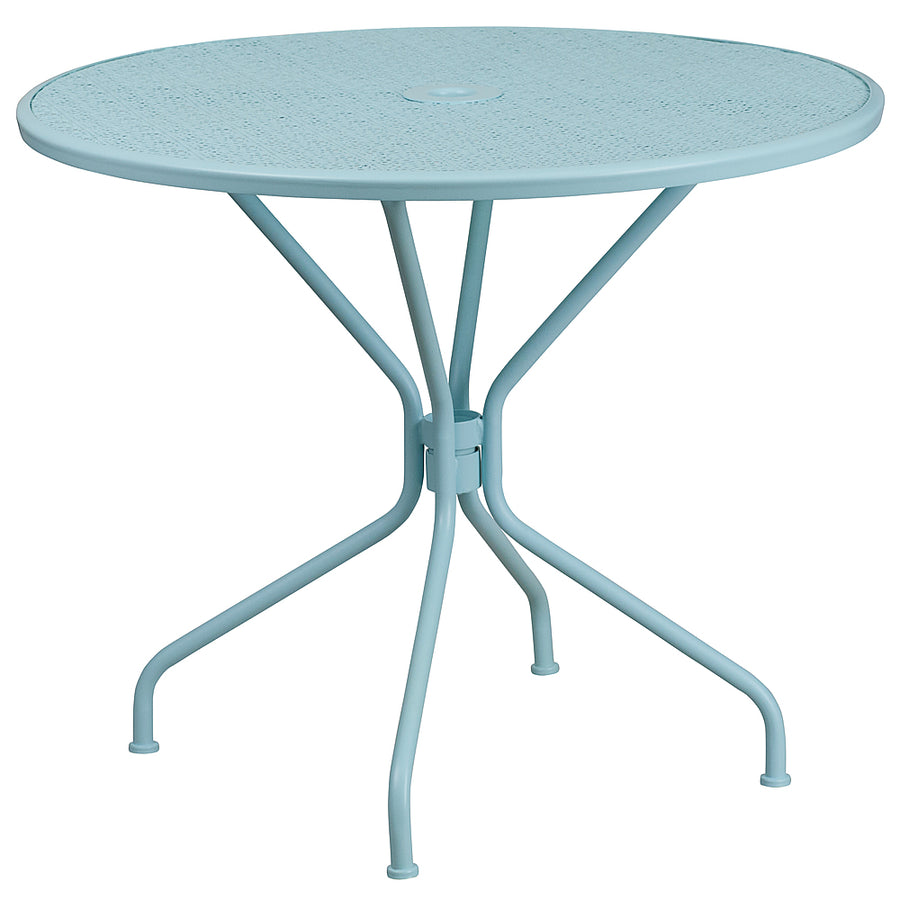Flash Furniture - Oia Contemporary Patio Table - Sky Blue_0