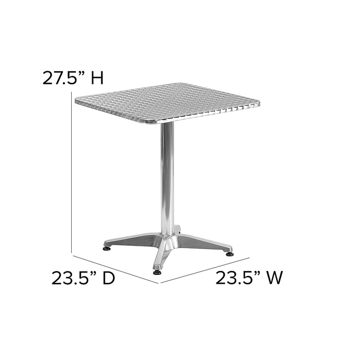 Flash Furniture - Mellie Contemporary Patio Table - Aluminum_3