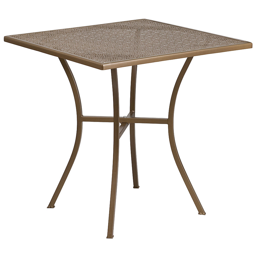 Flash Furniture - Oia Contemporary Patio Table - Gold_0