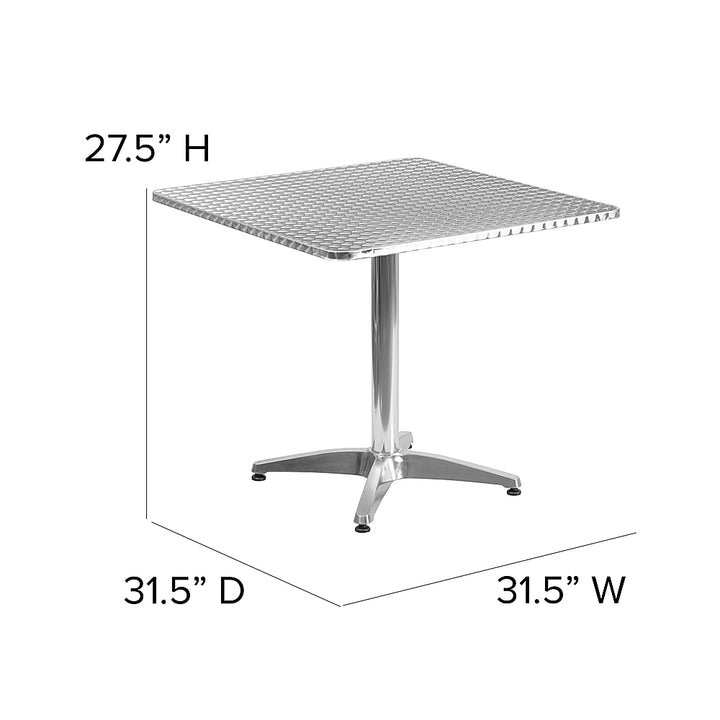 Flash Furniture - Mellie Contemporary Patio Table - Aluminum_2