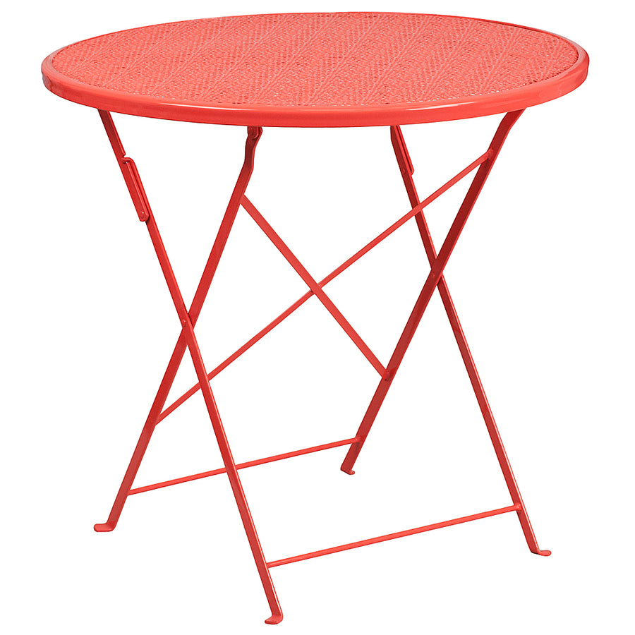 Flash Furniture - Oia Contemporary Patio Table - Coral_0