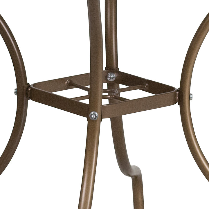 Flash Furniture - Oia Contemporary Patio Table - Gold_2