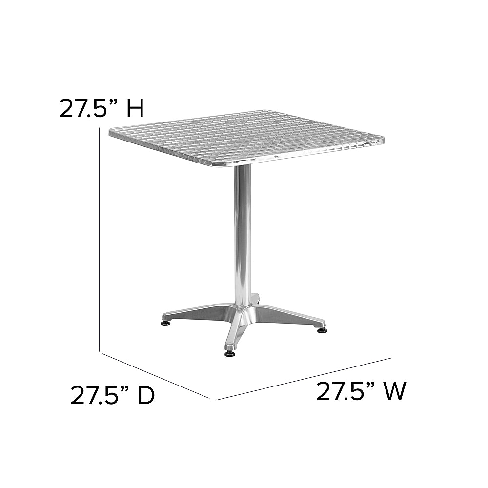 Flash Furniture - Mellie Contemporary Patio Table - Aluminum_3