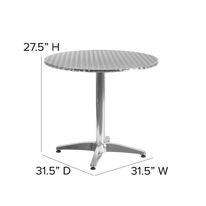Flash Furniture - Mellie Contemporary Patio Table - Aluminum_4