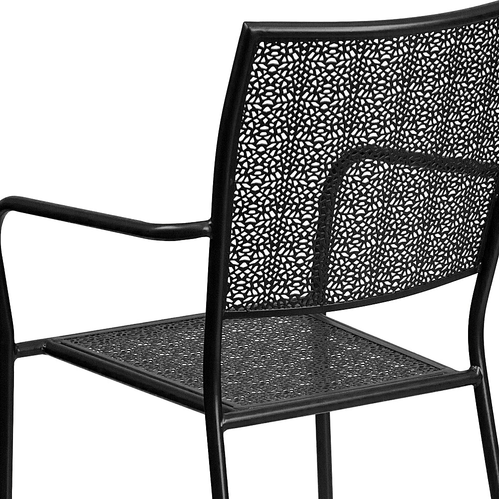 Flash Furniture - Oia Patio Chair - Black_1