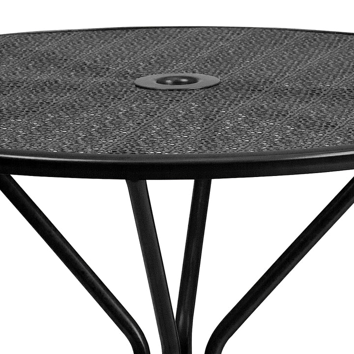 Flash Furniture - Oia Contemporary Patio Table - Black_3