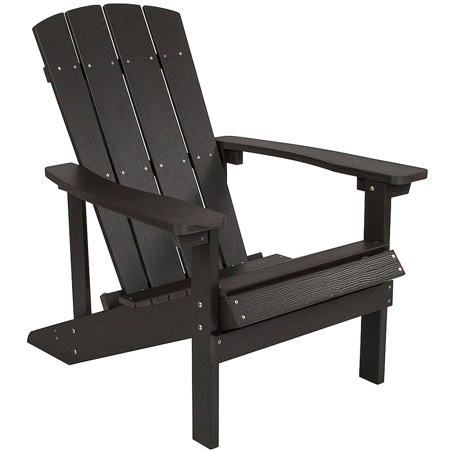 Flash Furniture - Charlestown Adirondack Chair - Slate Gray_0