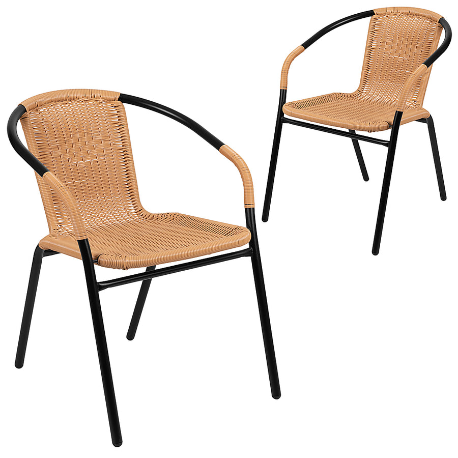 Flash Furniture - Lila Patio Chair (set of 2) - Beige_0