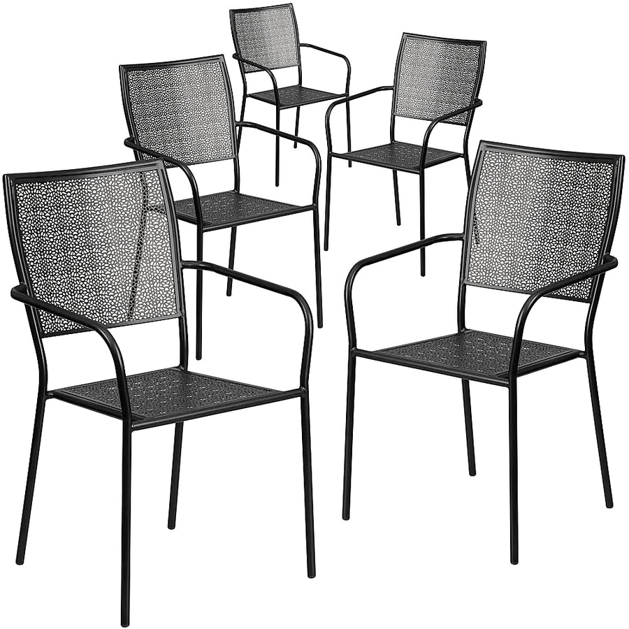 Flash Furniture - Oia Patio Chair (set of 5) - Black_0