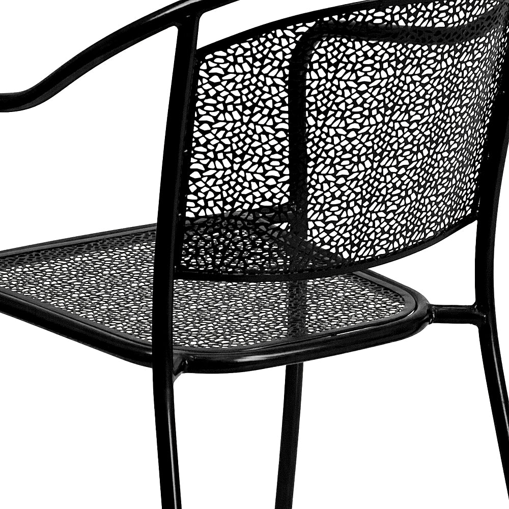 Flash Furniture - Oia Patio Chair (set of 5) - Black_1