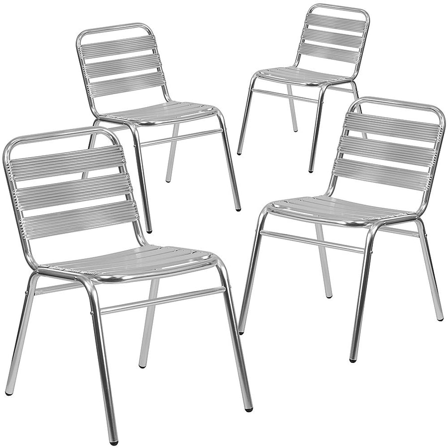 Flash Furniture - Lila Patio Chair (set of 4) - Aluminum_0