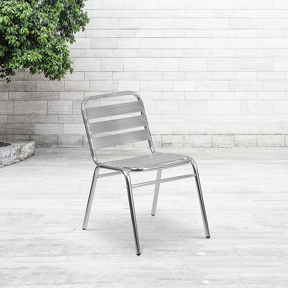 Flash Furniture - Lila Patio Chair (set of 4) - Aluminum_9