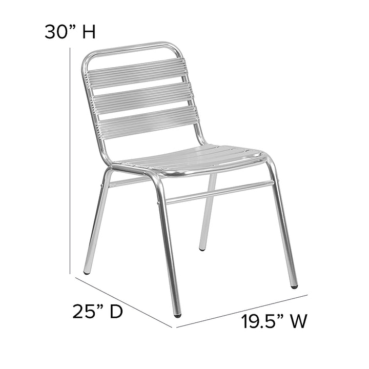 Flash Furniture - Lila Patio Chair (set of 4) - Aluminum_6