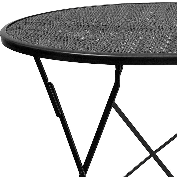 Flash Furniture - Oia Contemporary Patio Table - Black_3