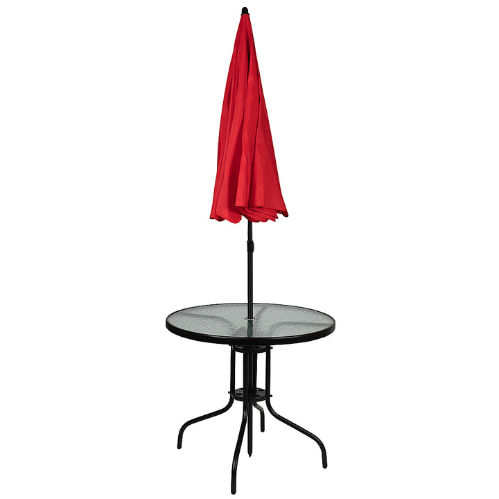 Flash Furniture - Nantucket Outdoor Round Contemporary Metal 6 Piece Patio Set - Red_3