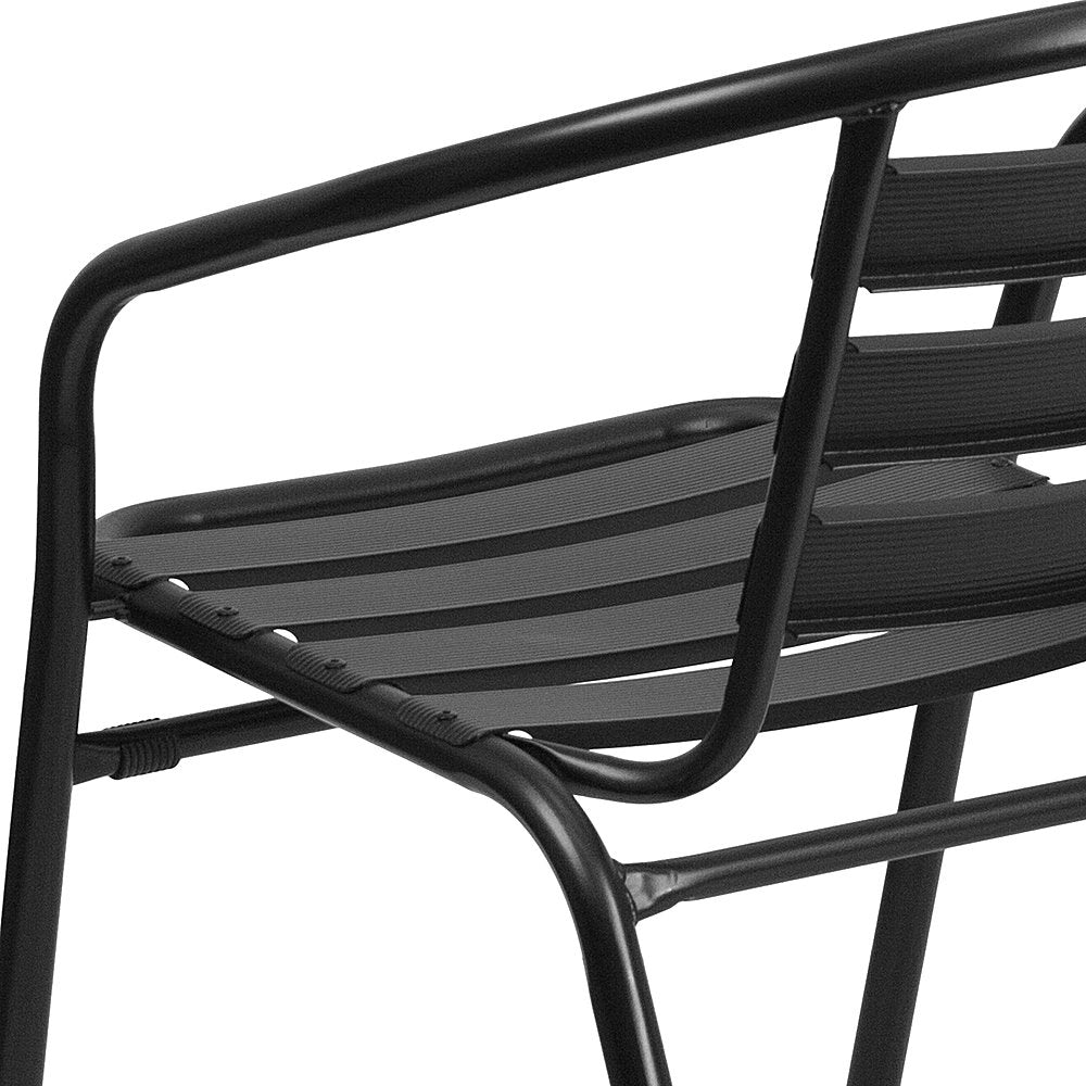 Flash Furniture - Lila Patio Chair (set of 4) - Black_1
