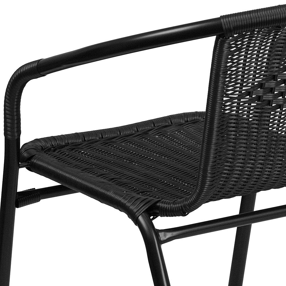 Flash Furniture - Lila Patio Chair (set of 2) - Black_2