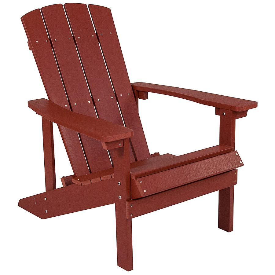 Flash Furniture - Charlestown Adirondack Chair - Red_0