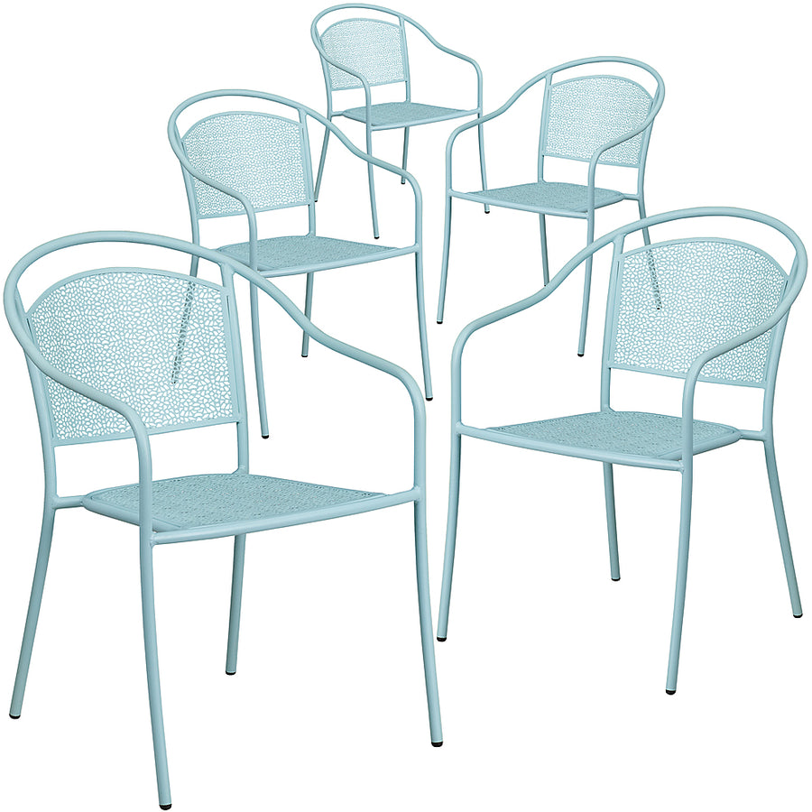 Flash Furniture - Oia Patio Chair (set of 5) - Sky Blue_0