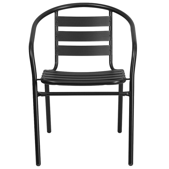 Flash Furniture - Lila Patio Chair - Black_7