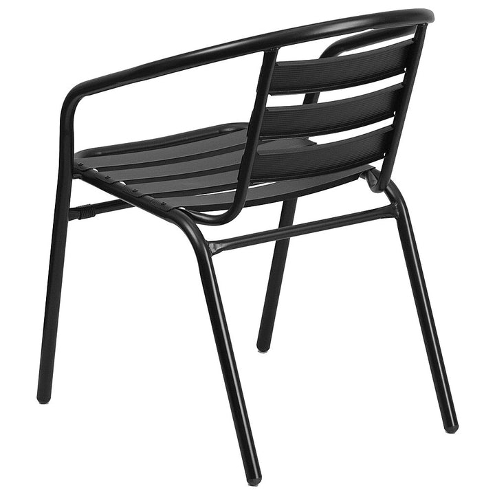Flash Furniture - Lila Patio Chair - Black_5