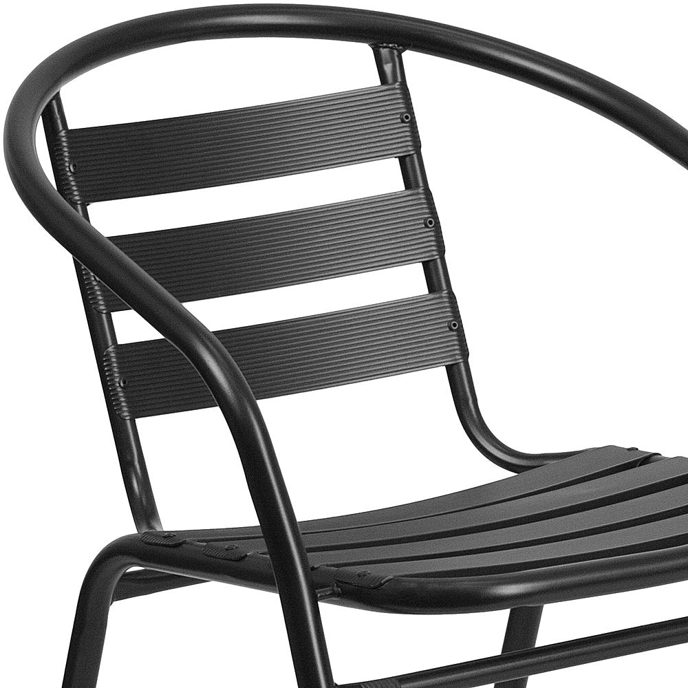 Flash Furniture - Lila Patio Chair - Black_1