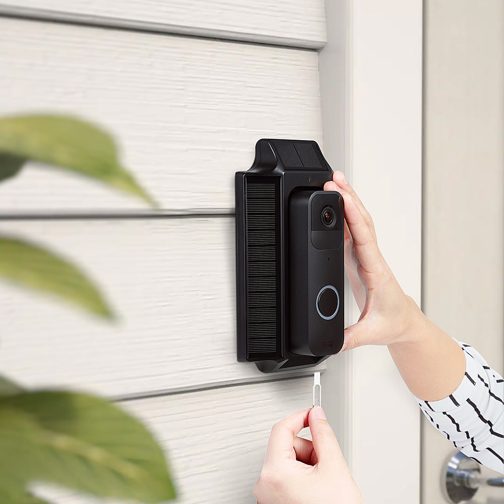Wasserstein - Solar Charger and Mount - Compatible with Blink Video Doorbell - Solar Power for your Blink Video Doorbell_4