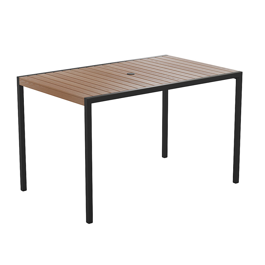 Flash Furniture - Lark Modern Patio Table - Teak_0