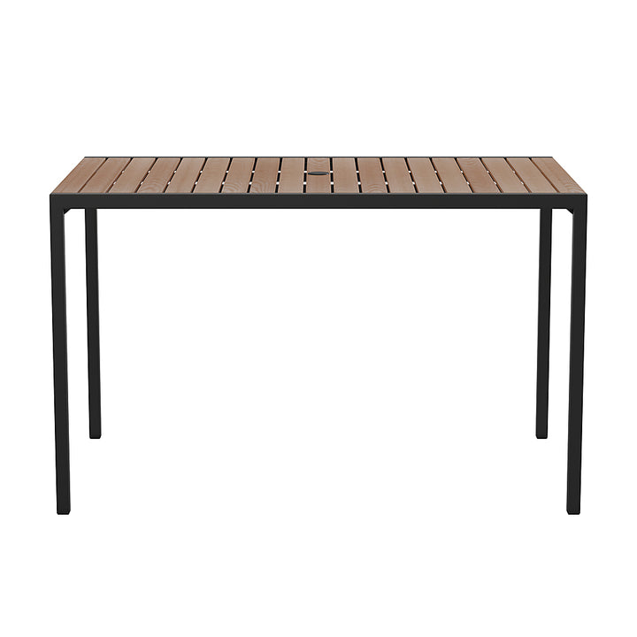 Flash Furniture - Lark Modern Patio Table - Teak_6