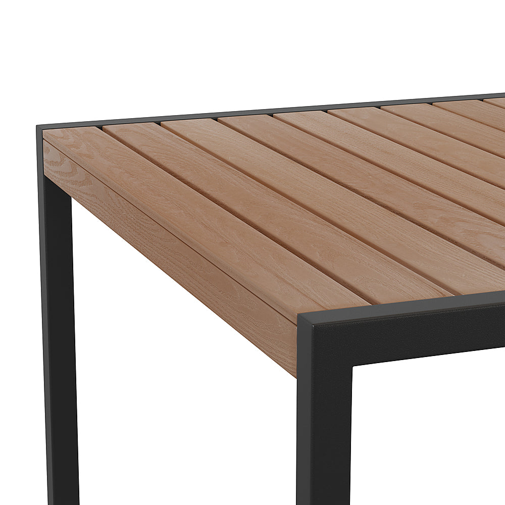 Flash Furniture - Lark Modern Patio Table - Teak_5