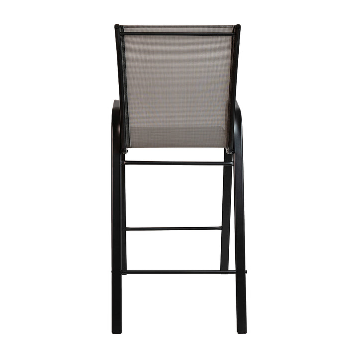 Flash Furniture - Brazos Modern Fabric Patio Barstool (set of 2) - Gray_5