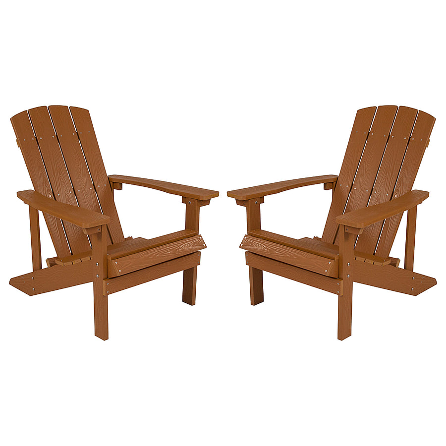Flash Furniture - Charlestown Adirondack Chair (set of 2) - Teak_0
