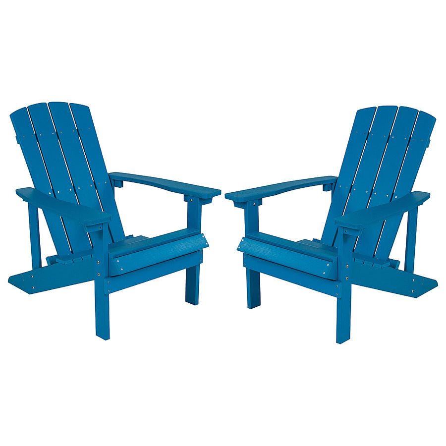Flash Furniture - Charlestown Adirondack Chair (set of 2) - Blue_0