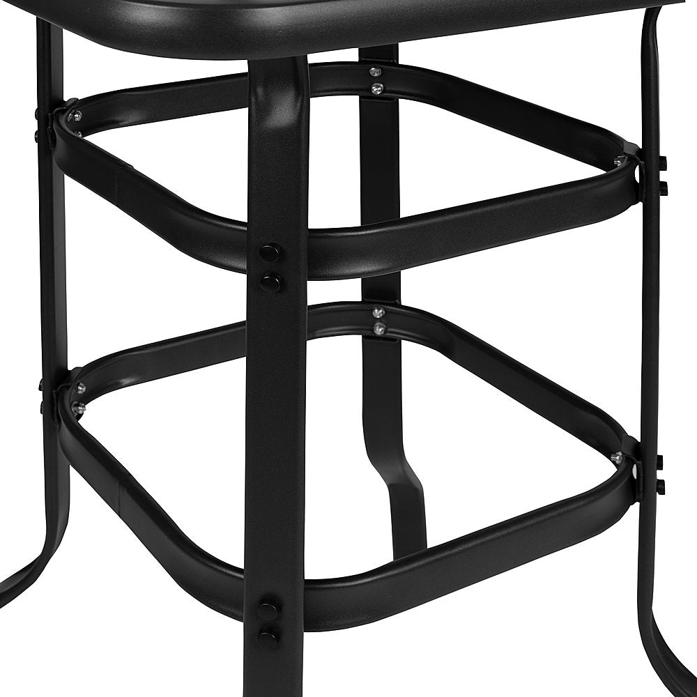 Flash Furniture - Barker Modern Patio Bar Table - Black_4