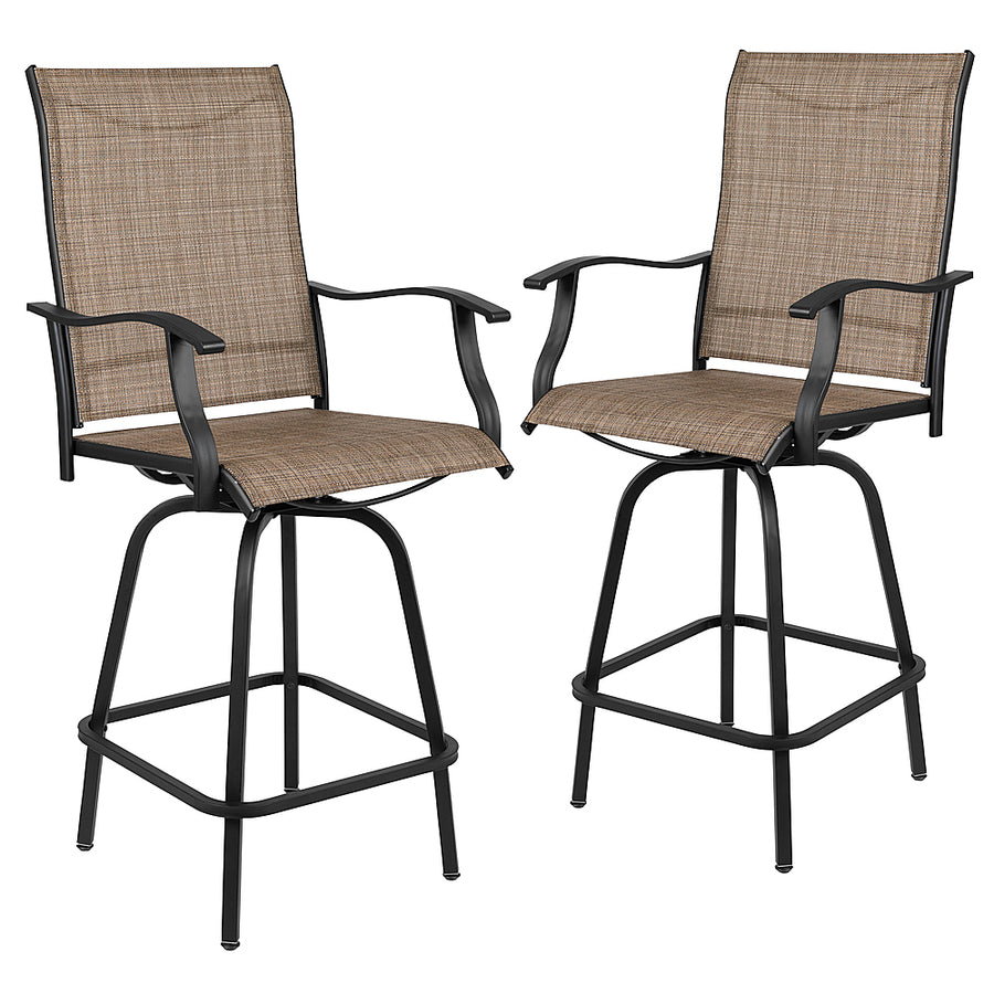 Flash Furniture - Valerie Patio Chair (set of 2) - Brown_0
