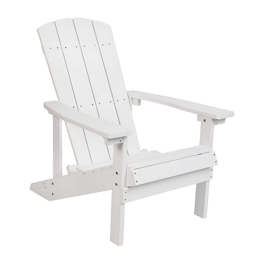 Flash Furniture - Charlestown Adirondack Chair - White_0